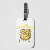 Cool Team Gegrilde Kaas Gift Grappig Squad Toasted Bagagelabel (Voorkant (verticaal))