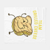 Cool Team Gegrilde Kaas Gift Grappig Squad Toasted Fleece Deken (Voorkant (Horizontaal))