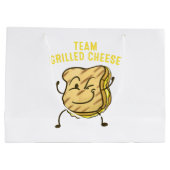 Cool Team Gegrilde Kaas Gift Grappig Squad Toasted Groot Cadeauzakje (Achterkant)