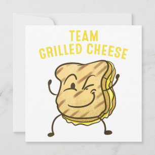 Cool Team Gegrilde Kaas Gift Grappig Squad Toasted Kaart
