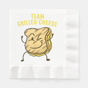 Cool Team Gegrilde Kaas Gift Grappig Squad Toasted Servet