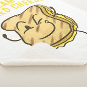 Cool Team Gegrilde Kaas Gift Grappig Squad Toasted Sherpa Deken (3/4)