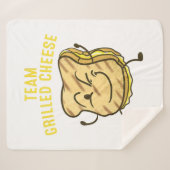 Cool Team Gegrilde Kaas Gift Grappig Squad Toasted Sherpa Deken (Voorkant (horizontaal))