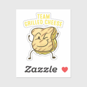 Cool Team Gegrilde Kaas Gift Grappig Squad Toasted Sticker