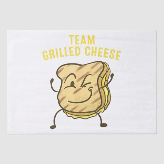 Cool Team Gegrilde Kaas Gift Grappig Squad Toasted Tissuepapier (Voorkant)