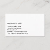 Cool Technology Thema Visitekaartjes (Achterkant)