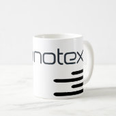 Cool Technotekst Techno Tekst Koffiemok (Voorkant rechts)