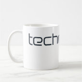 Cool Technotext Techno Text Koffiemok (Links)