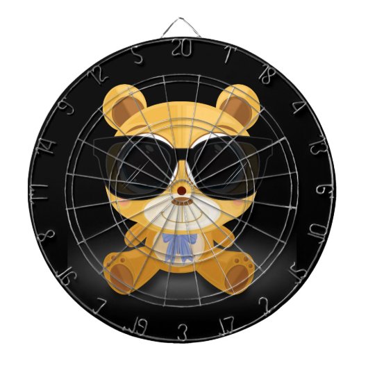 Cool Teddy Bear Dartbord (Voorkant)