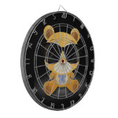 Cool Teddy Bear Dartbord (Voorkant Links)