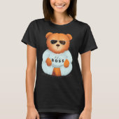 Cool Teddy Bear met een zonnebril T-shirt (Voorkant)