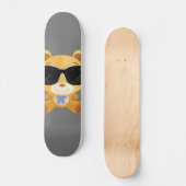 Cool Teddy Bear Persoonlijk Skateboard (Voorkant)