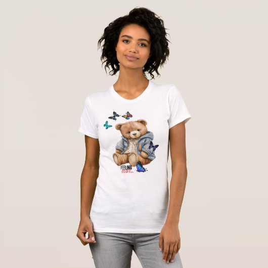 Cool Teddy Bear T-shirt (Voorkant volledig)