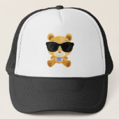 Cool Teddy Bear Trucker Pet (Voorkant)