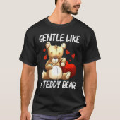 Cool Teddy Bear voor mannen Plush Stuffed Speelgoe T-shirt (Voorkant)