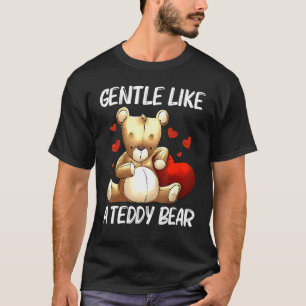 Cool Teddy Bear voor mannen Plush Stuffed Speelgoe T-shirt