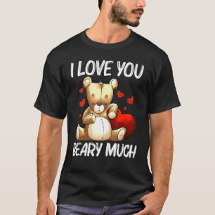 Cool Teddy Bear voor mannen Plush Stuffed Speelgoe T-shirt