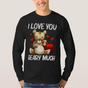 Cool Teddy Bear voor mannen Plush Stuffed Speelgoe T-shirt