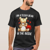 Cool Teddy Bear voor mannen Plush Stuffed Speelgoe T-shirt (Voorkant)