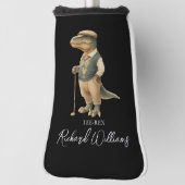 Cool Tee-Rex Golfer Dinosaur Signature Name Golfheadcover (Draai 90)