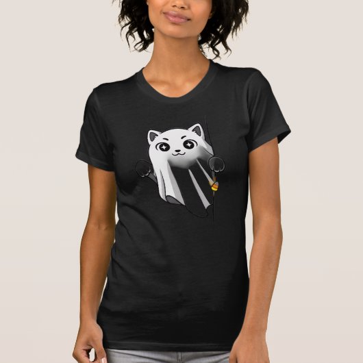 cool tees cat funny cute tshirt  (Voorkant)
