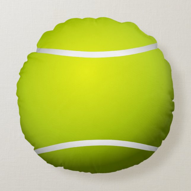 Cool Tennis Ball Rond Kussen (Voorkant)
