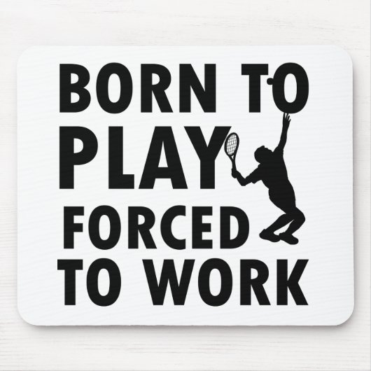 Cool Tennis-Design Muismat (Voorkant)