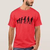 Cool Tennis evolutie, volwassen T-shirt (Voorkant)