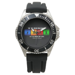 Cool tennis Het is een manier van leven (man) Horloge