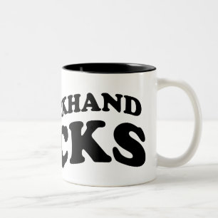 Cool Tennis Mok: Mijn backhand is top Tweekleurige Koffiemok