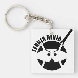 Cool tennis ninja! sleutelhanger