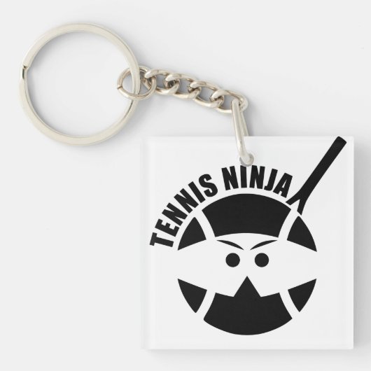 Cool tennis ninja! sleutelhanger (voorkant)