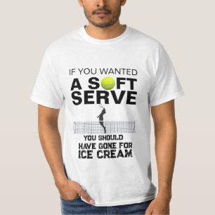 Cool Tennis Novelty Tennisspeler als ik wilde T-shirt