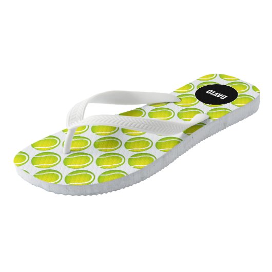Cool Tennis Pattern Gift Teenslippers (Schuin)