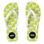 Cool Tennis Pattern Gift Teenslippers (Voetbed)