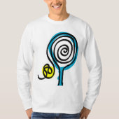 Cool Tennis-rackontwerp T-shirt (Voorkant)
