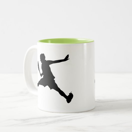 Cool Tennis Tweekleurige Koffiemok (Voorkant links)