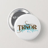 Cool Tenor Blue Ronde Button 5,7 Cm (Voorkant /achterkant)