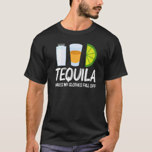 Cool Tequila voor mannen Limoen zoute alcoholhoude T-shirt