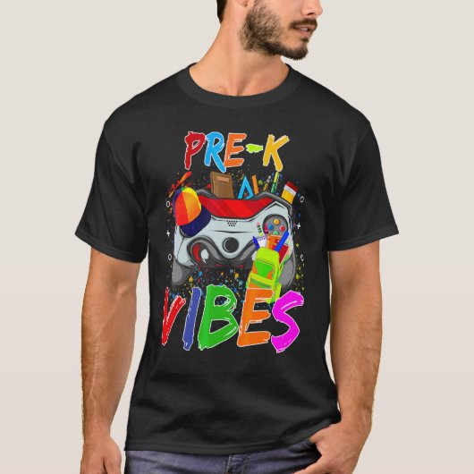 Cool Terug naar school Ontgrendeld Level omhoog Ga T-shirt (Voorkant)