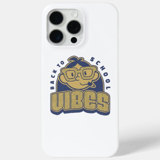 Cool Terug naar School Vibes Cartoon Art Case-Mate iPhone Case (Achterkant)