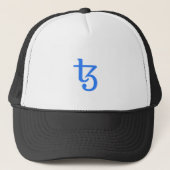 Cool Tezos Cryptocurrency Coin Sign Trucker Pet (Voorkant)