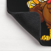 Cool Thanksgiving Football Shirt _ Gobble Player T Muismat (Hoek)