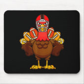 Cool Thanksgiving Football Shirt _ Gobble Player T Muismat (Voorkant)