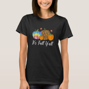 Cool Thanksgiving Het is Herfst Y' All Illustratie T-shirt