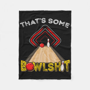 Cool That's Some Bowl Funny Bowling Gift Mannen Vr Fleece Deken