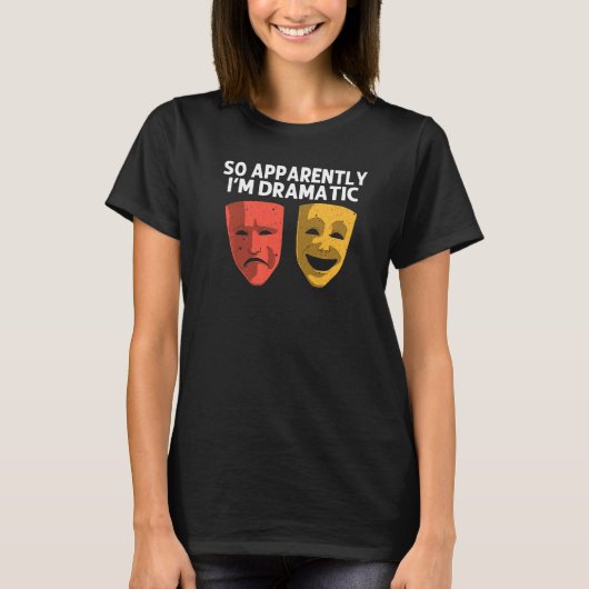 Cool Theater For Men Women Broadway Musical Theatr T-shirt (Voorkant)