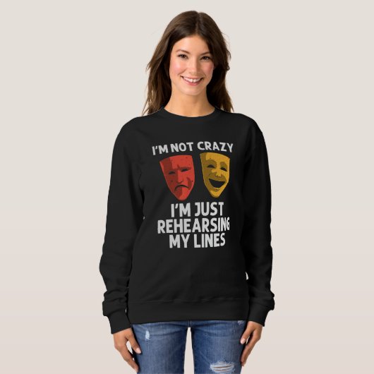 Cool Theater For Men Women Broadway Musical Theatr Trui (Voorkant volledig)