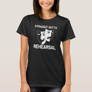 Cool Theater Voor Mannen Vrouwen Drama Acteur Kome T-shirt