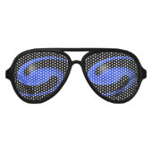 Cool Thin Blue Line Shades Aviator Zonnebril (Voorkant)